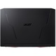 Laptop Gaming Acer Nitro 5 AN517-54 cu procesor Intel® Core™ i7-11800H pana la 4.60 GHz, 17.3'', FHD IPS 144Hz, 16GB DDR4, 512GB SSD, GeForce RTX 3070 8GB, No OS, Shale Black