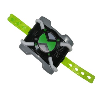 Lansator cu discuri Ben 10, plastic, negru, 9.5 cm Lansator cu discuri Ben 10, plastic, negru, 9.5 cm