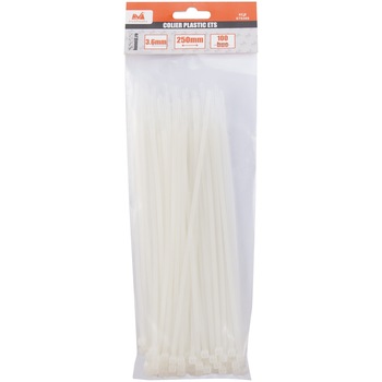 Set 100 buc coliere (soricei) plastic EvoTools 679368, 3.6x250 mm Set 100 buc coliere (soricei) plastic EvoTools 679368, 3.6x250 mm