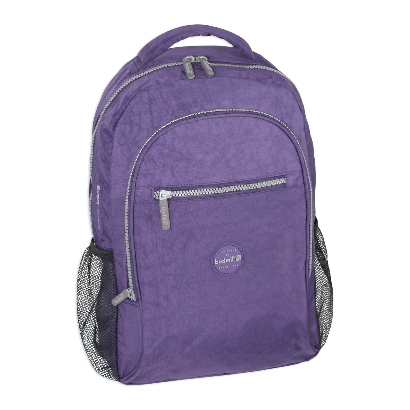 Rucsac oval Budmil, Mesa, Mov, 27 x 43 x 11 cm