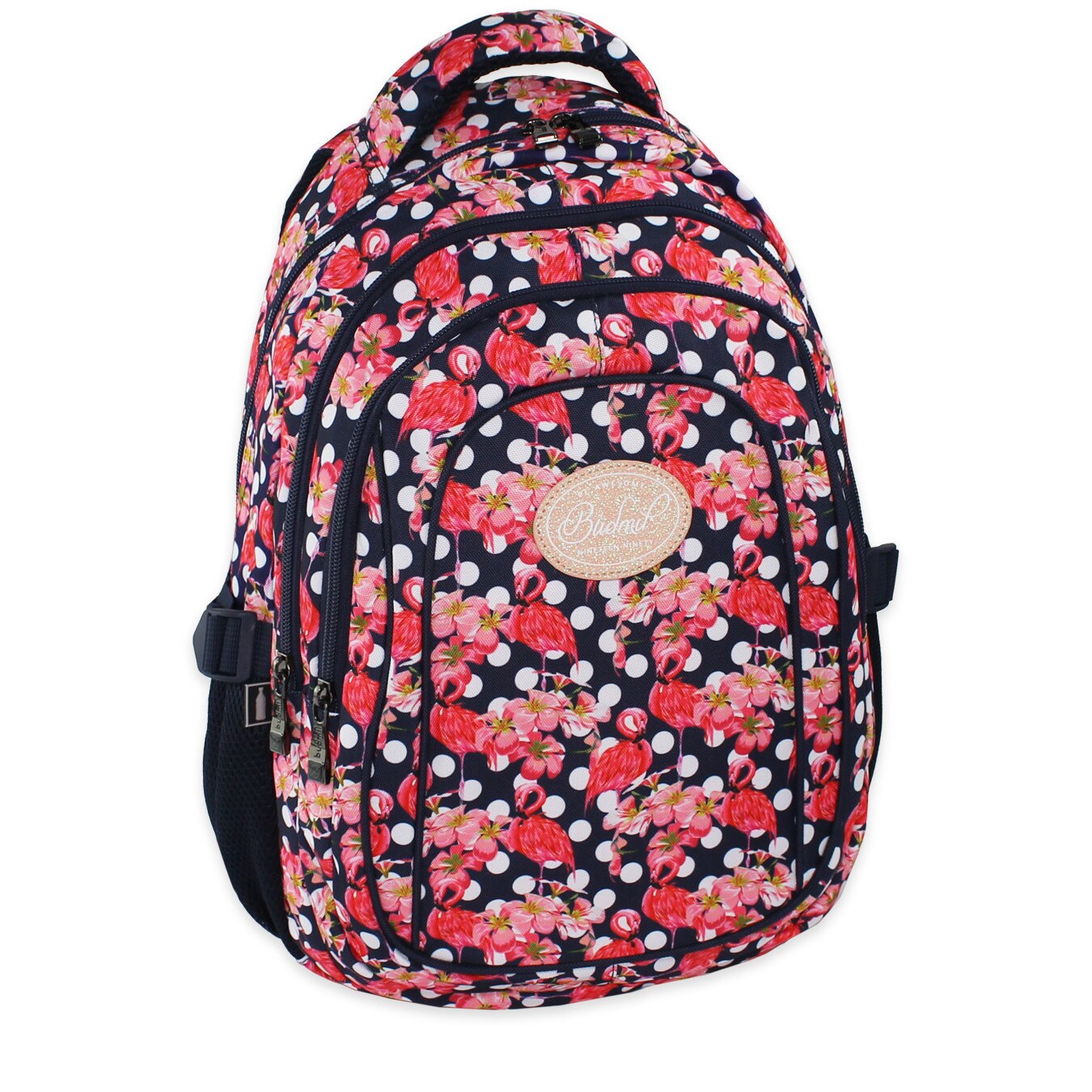 Rucsac Budmil Oval, Roz, Fete, 30x43x20 cm, 26 l