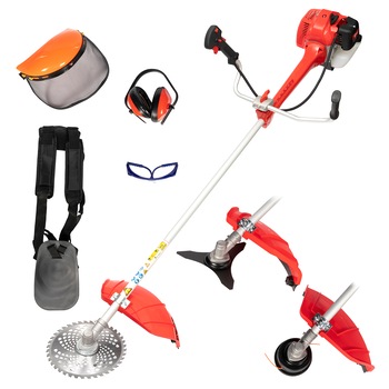 Motocoasa pe benzina DDT, 6.5 CP, 51.7 CC, 6000 RPM, 8 accesorii incluse Motocoasa pe benzina DDT, 6.5 CP, 51.7 CC, 6000 RPM, 8 accesorii incluse