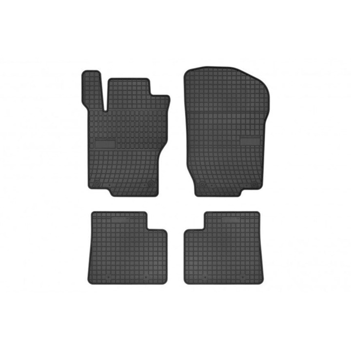 Set 4 x covorase auto, Frogum, Cauciuc, Anti-alunecare, Compatibil cu Mercedes ML, Negru