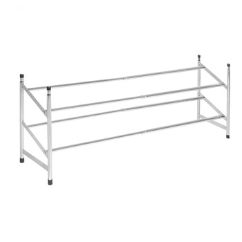 Suport metalic pentru incaltaminte, cu 2 rafturi, latime reglabila 62-115 cm, 10kg Suport metalic pentru incaltaminte, cu 2 rafturi, latime reglabila 62-115 cm, 10kg