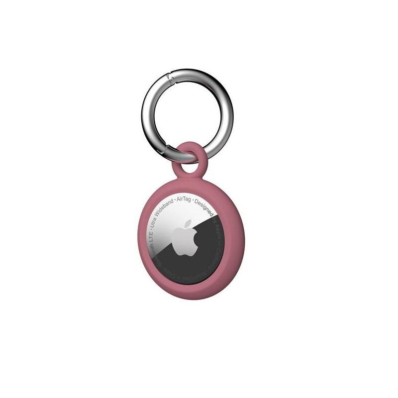 Carcasa de protectie tip breloc UAG U Dot Keychain compatibila cu Apple AirTag, Antimicrobiana, Rose