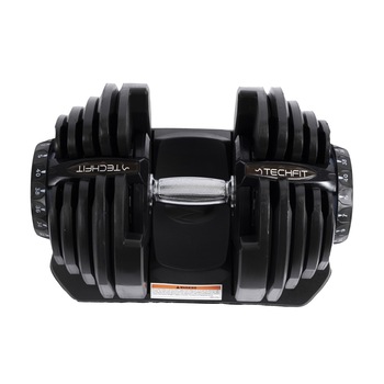 Gantera reglabila TECHFIT 5 - 40 Kg, Sistem inovativ de reglare a greutatii, Negru Gantera reglabila TECHFIT 5 - 40 Kg, Sistem inovativ de reglare a greutatii, Negru
