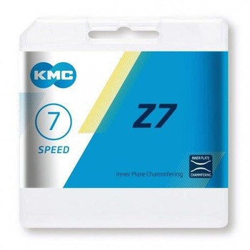 Lant KMC Z7 - 1/2 x 3/32 inch, 7 Viteze, Argintiu-Gri Lant KMC Z7 - 1/2 x 3/32 inch, 7 Viteze, Argintiu-Gri