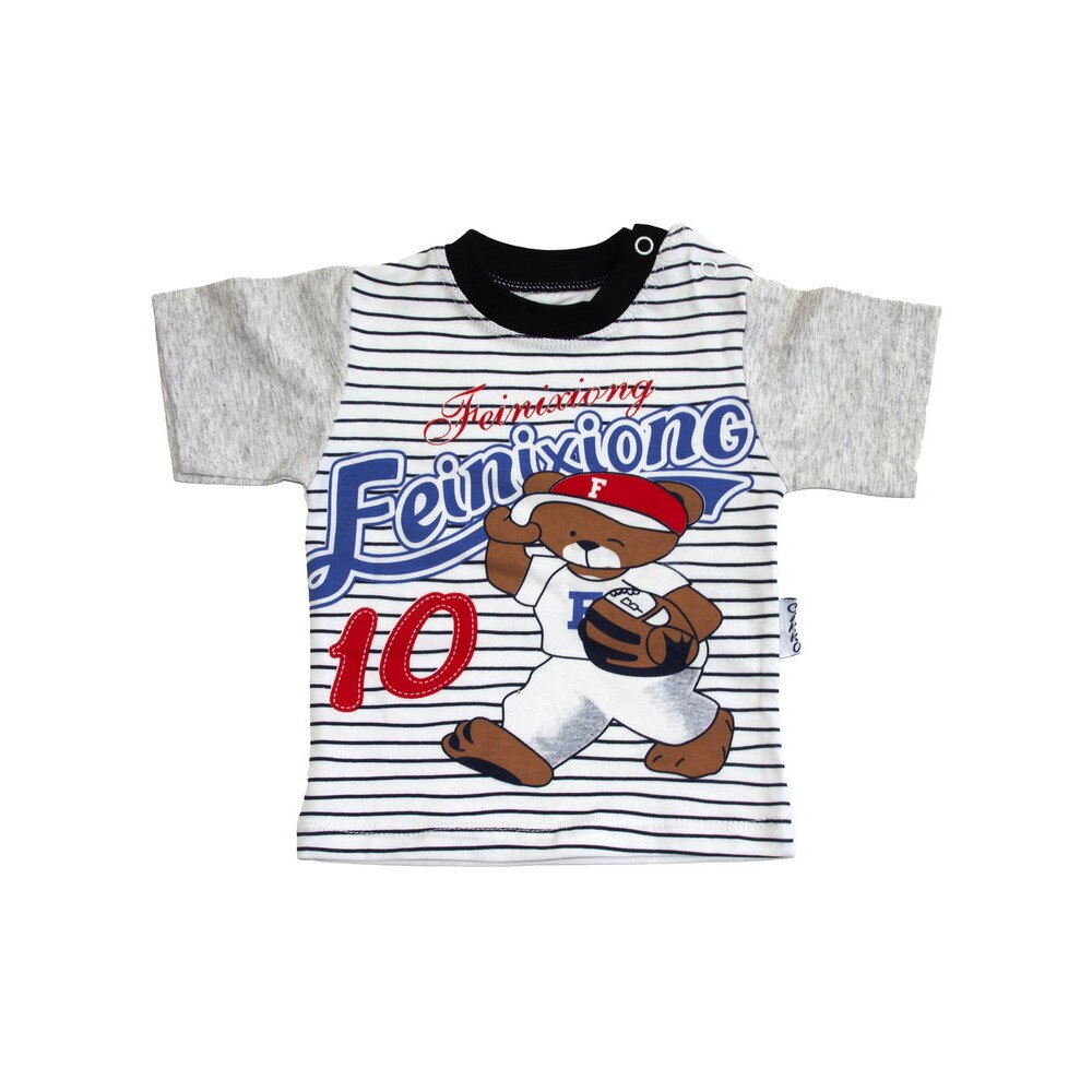 Compleu baieti, Pattic, 4-6 luni, ursulet