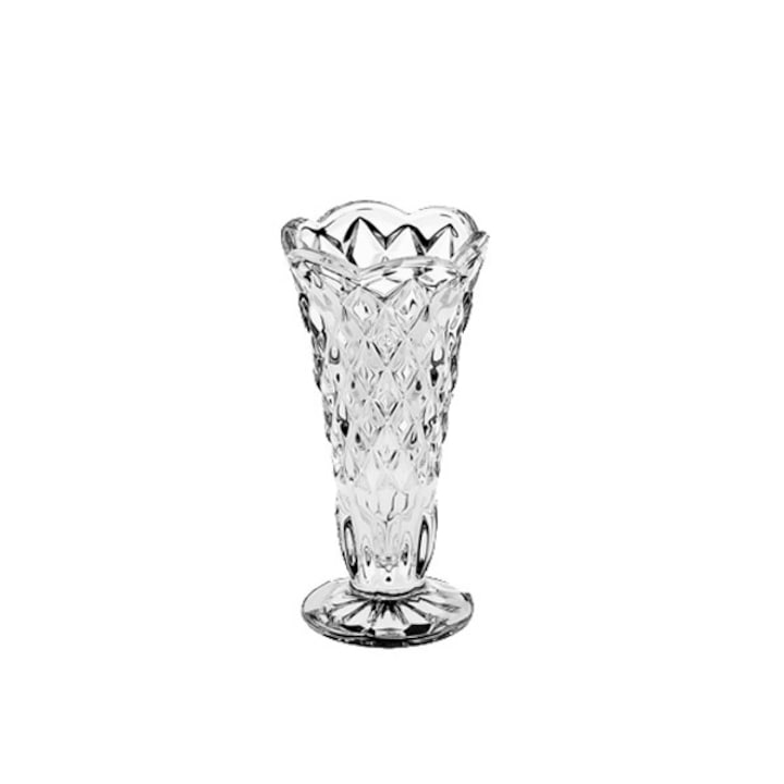 Vaza Diamond h 12cm cristal Bohemia