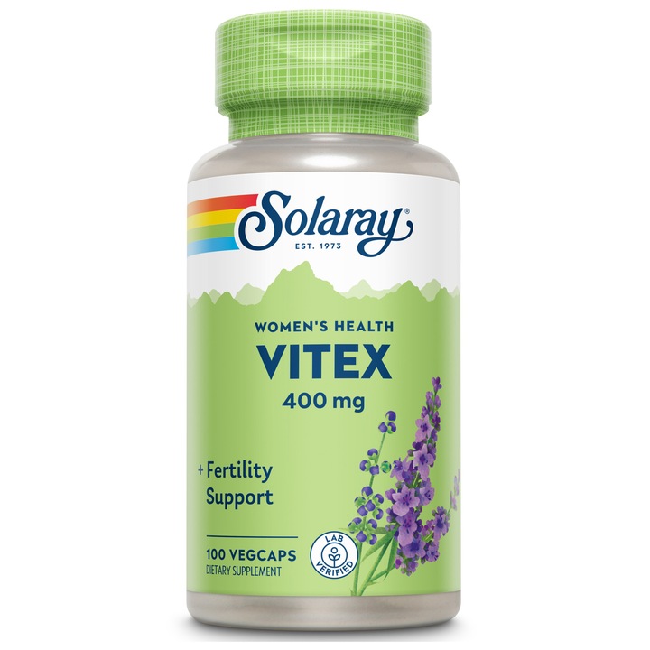 Supliment alimentar Vitex 400mg Solaray, 100 capsule Secom