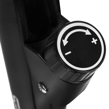 Bicicleta fitness mecanica SPOKEY ONEGO, greutate maxima utilizator 100 kg, negru/rosu