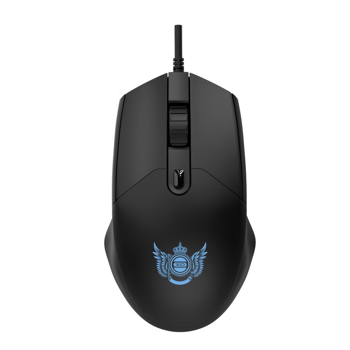 Оптична мишка за ергономичен гейминг, Usb, LED осветление, Черна, BBL2371