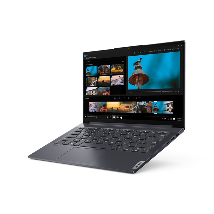Lenovo Yoga Slim 7 82A3003JHV 14 FullHD laptop, Intel® Core™ i5-1135G7, 16GB, 256GB SSD, Intel® Iris® Xe Graphics, Windows® 10 Home, Magyar billentyűzet, Szürke