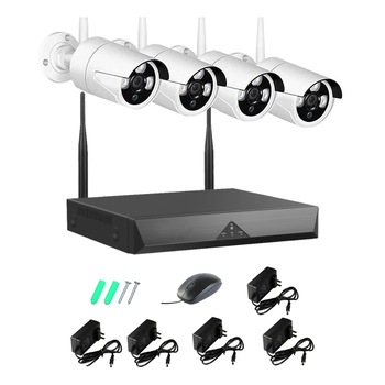 Kit Sistem de Supraveghere Wireless Bigshot WI-FI-W04-200, Interior/Exterior, 4 Camere IP, 2 MP, Full HD Kit Sistem de Supraveghere Wireless Bigshot WI-FI-W04-200, Interior/Exterior, 4 Camere IP, 2 MP, Full HD