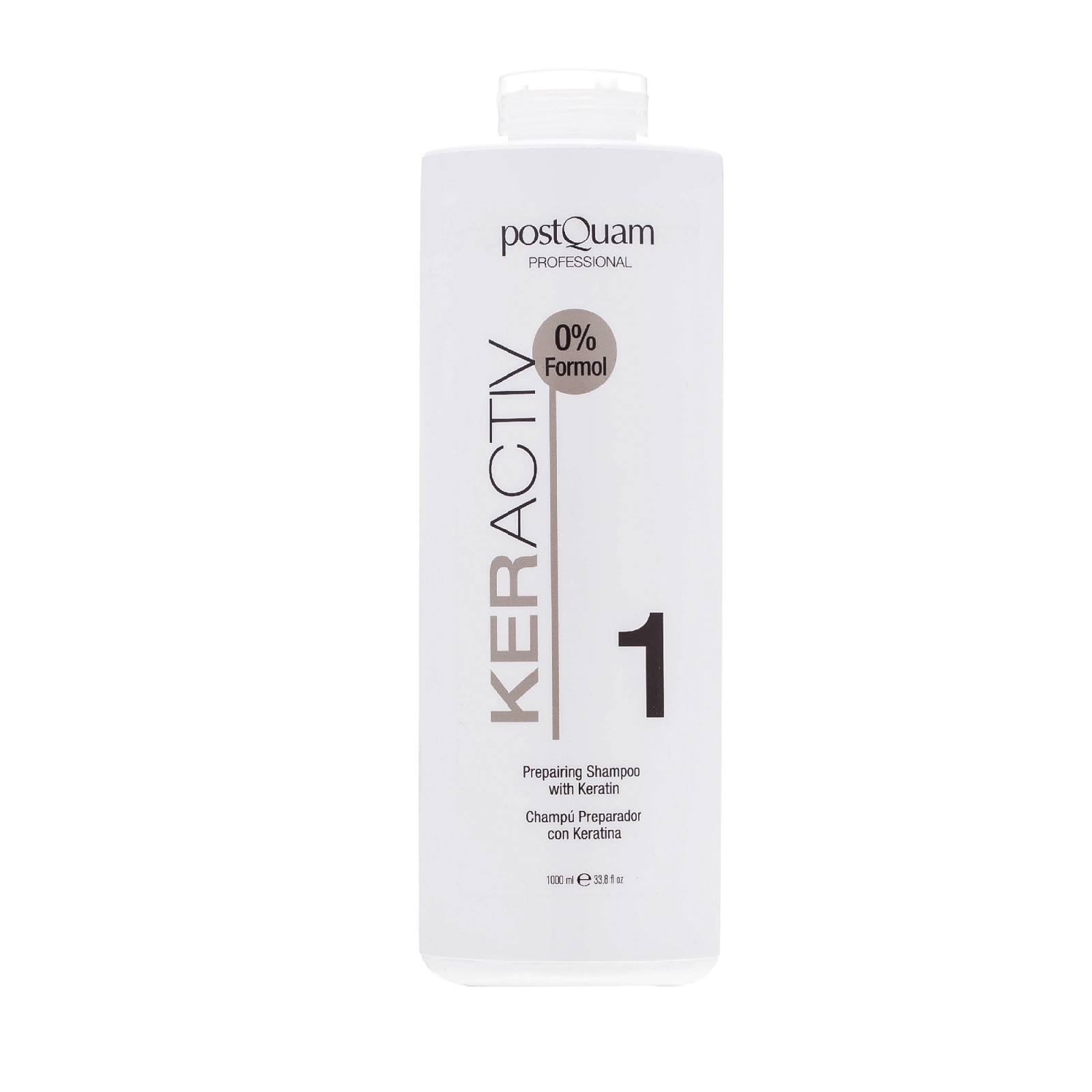 Sampon reparator cu keratina , PostQuam Professional , 1000 ml