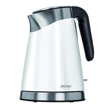 Fierbator electric MPM, 1.7L, Fara BPA, Otel inoxidabil, Rezistenta ascunsa, Fara fir, Oprire automata, Alb Fierbator electric MPM, 1.7L, Fara BPA, Otel inoxidabil, Rezistenta ascunsa, Fara fir, Oprire automata, Alb