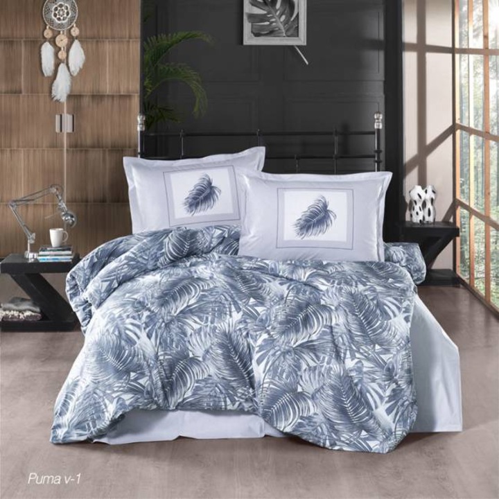Kétszemélyes ágynemű garnitúra Puma, Ralex Pucioasa, 100% renforcé pamut