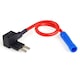 Soclu, suport sigurante auto, adaptor splitter 2xMicro2, maxim 20A, 9mm