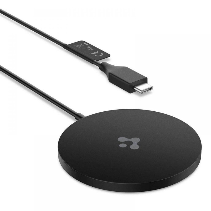 Spigen ArcField MagSafe vezeték nélküli wireless töltő 7.5W, fekete (ACH02190) (ACH02190)