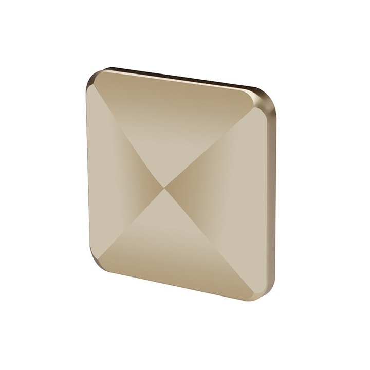 Interaktív gyerekjáték, forgatható, 41x41x13mm, arany