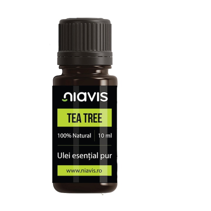 Ulei esential de Tea Tree, Niavis, Antiseptic, Antibacterian, Igienizant, 10 ml