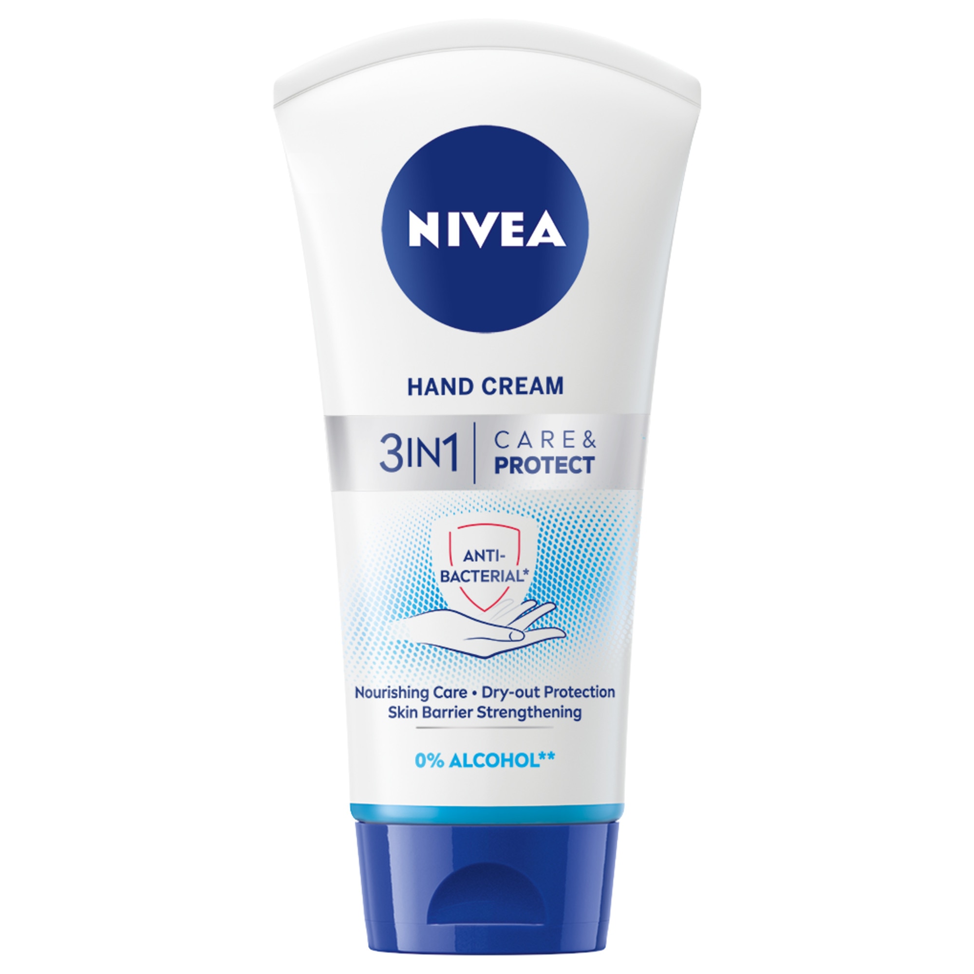 Crema pentru maini NIVEA 3 in 1 Care & Protect, 75 ml