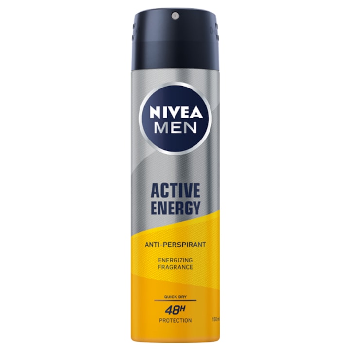 Deodorant antiperspirant spray Nivea Men Active Energy, 150 ml