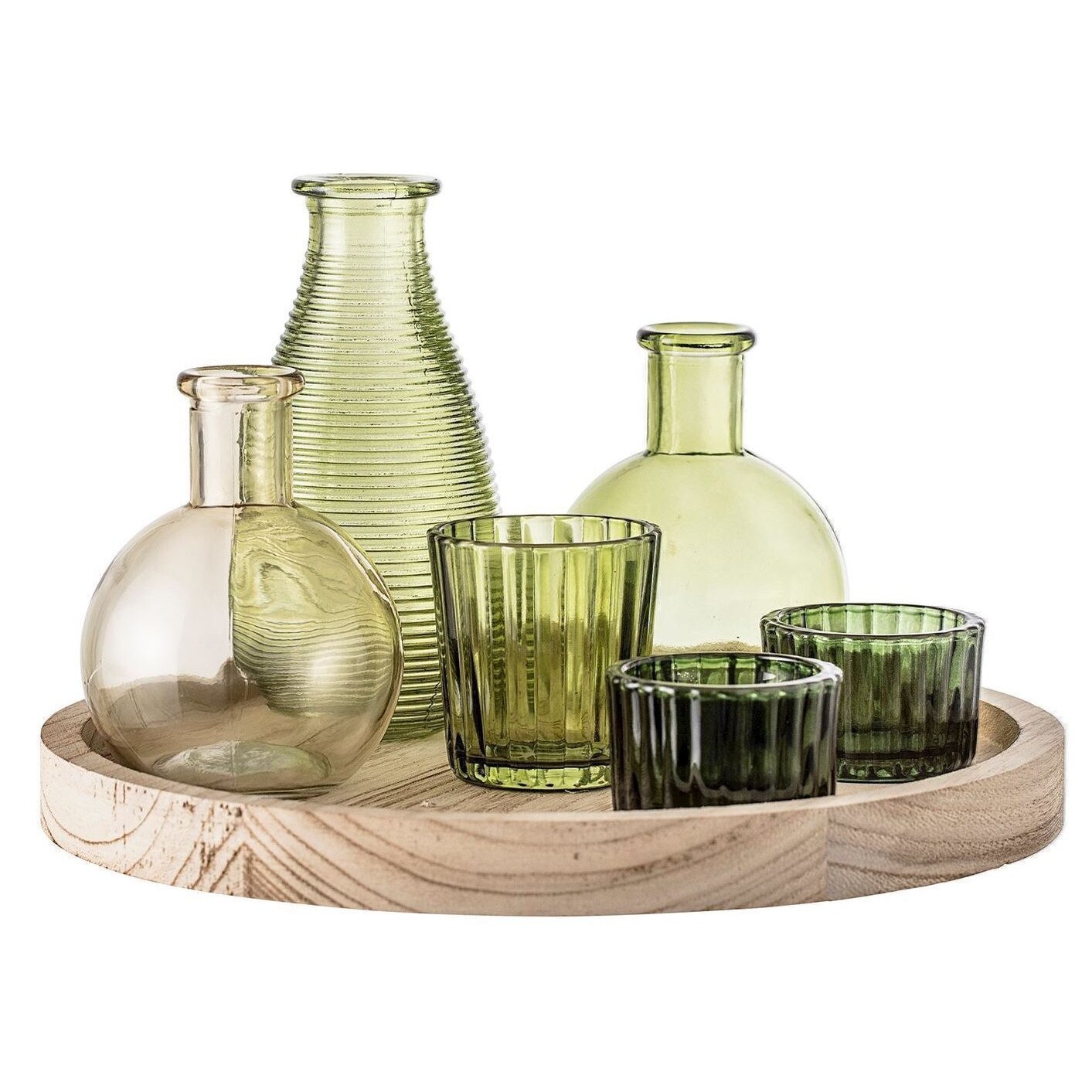 Set suport lumanari Bloomingville, 7 bucati