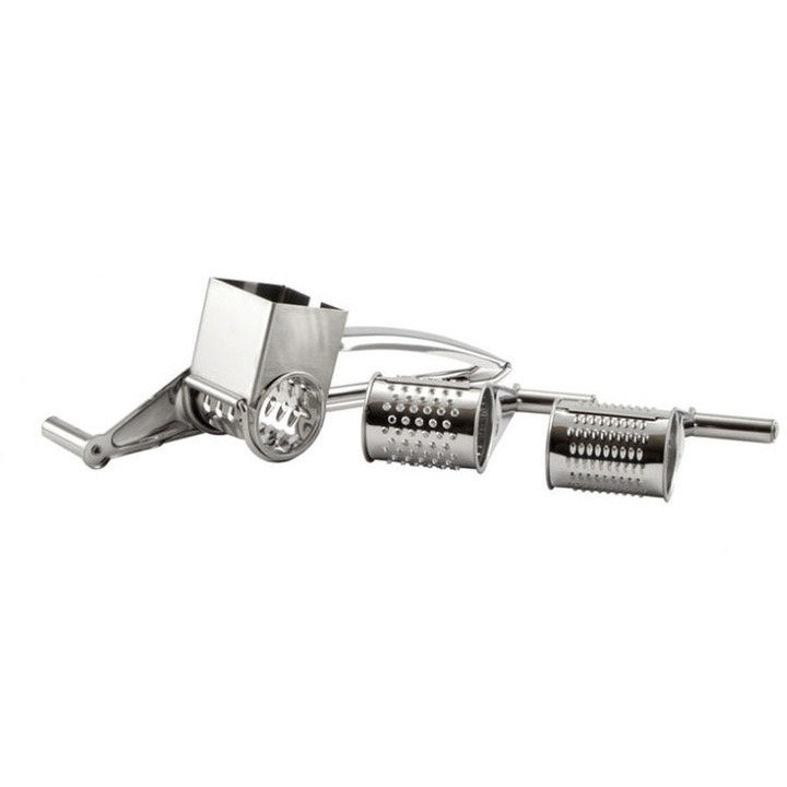 Razator manual cu trei rezerve, 20x5,5x8cm, inox