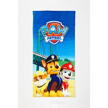 Prosop plaja, Paw Patrol , 70x140 cm Prosop plaja, Paw Patrol , 70x140 cm