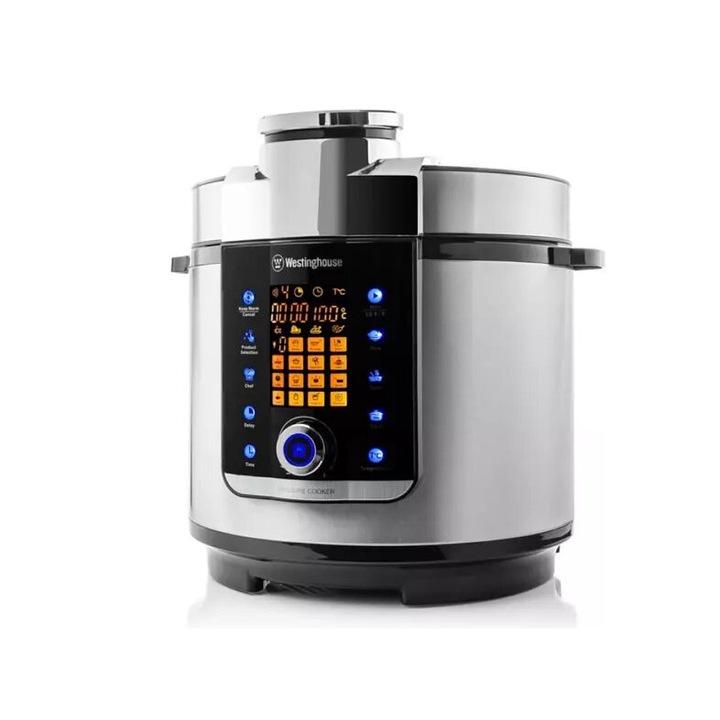Multicooker Westinghouse WKCPPC100SP, 16 Programe, 1000 W, 6 L, Inox
