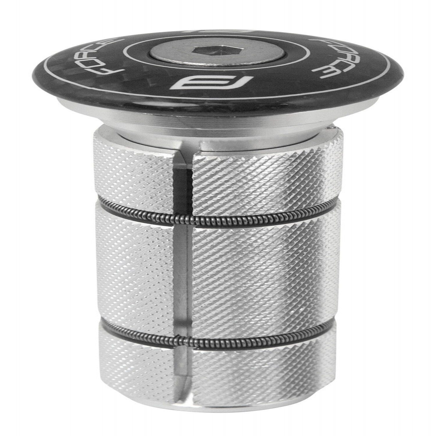 Capac Si Floare Furca Carbon Force 1.1/8 - 52 mm, Argintiu