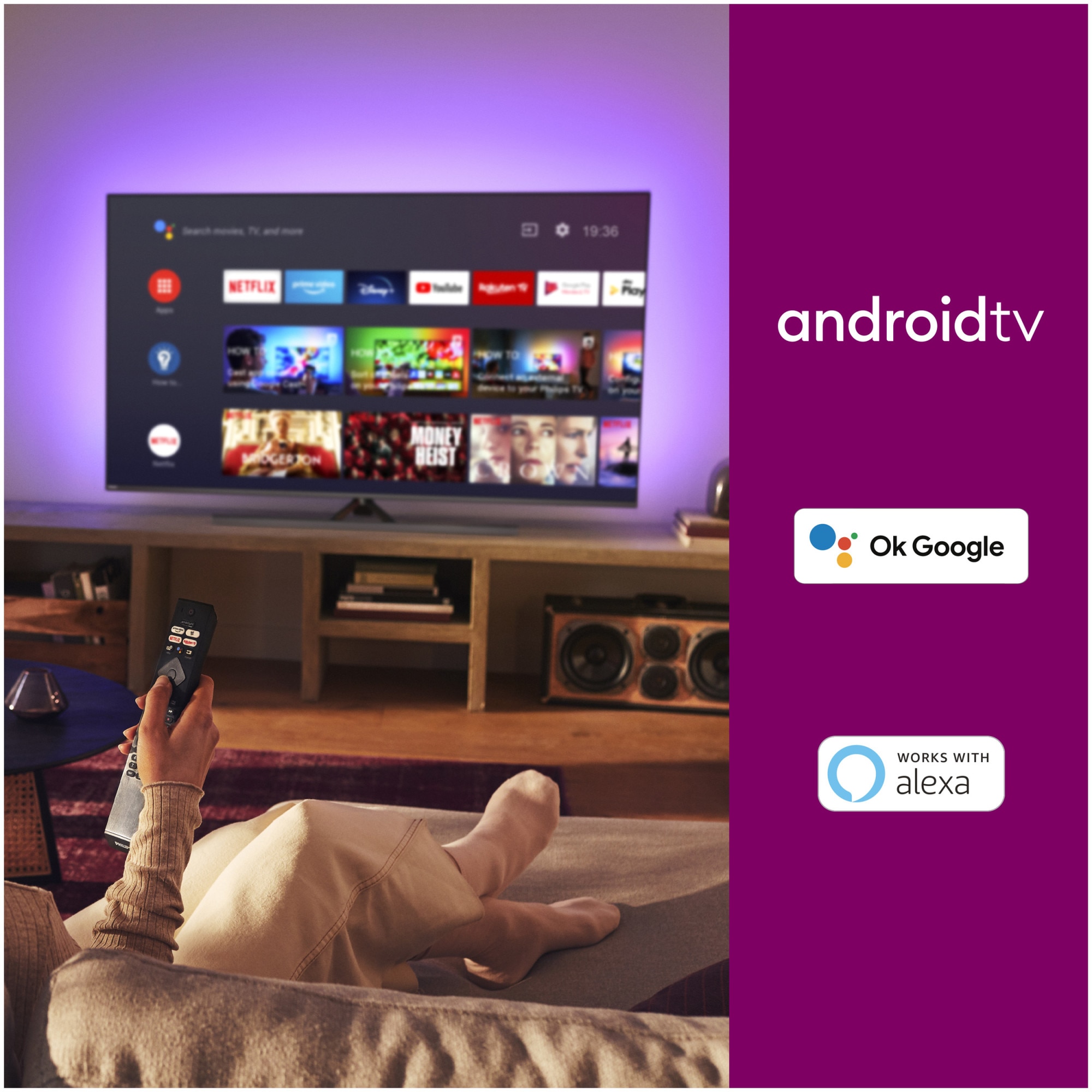 The One 4K UHD LED Android TV 65PUS8536/12