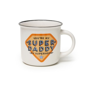 Cana - Take a break - Super Daddy, Portelan, 350 ml, Multicolor Cana - Take a break - Super Daddy, Portelan, 350 ml, Multicolor