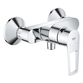 Baterie de dus Grohe Bauloop 23633001, 1/2'', aparenta, monocomanda, Crom Baterie de dus Grohe Bauloop 23633001, 1/2'', aparenta, monocomanda, Crom
