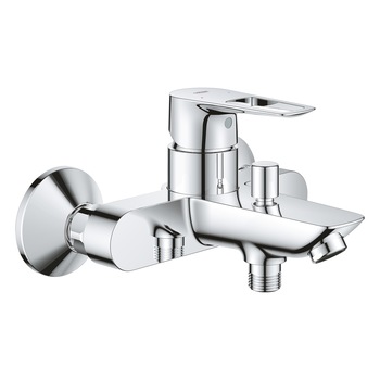 Baterie de cada Grohe Bauloop 23602001, 1/2'', aparenta, monocomanda, diverter, Crom Baterie de cada Grohe Bauloop 23602001, 1/2'', aparenta, monocomanda, diverter, Crom