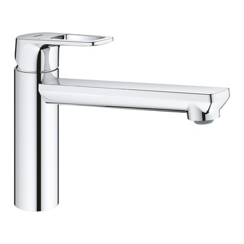 Baterie de bucatarie Grohe Bauloop 31706000, 3/8'', monocomanda, tip L, pipa medie, crom Baterie de bucatarie Grohe Bauloop 31706000, 3/8'', monocomanda, tip L, pipa medie, crom