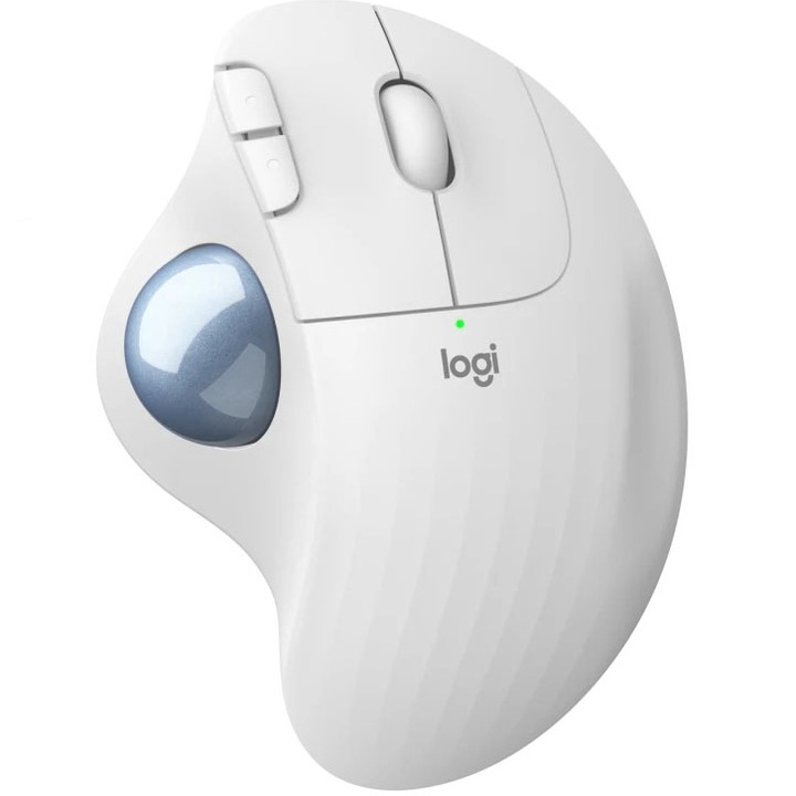 Безжична мишка Trackball Logitech ERGO M575, Offwhite