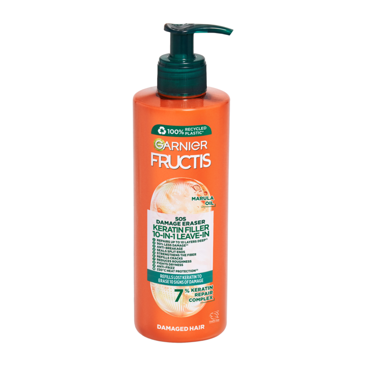 Garnier Fructis SOS Repair 10in1 nem kiöblítendő hajápoló krém, 400 ml