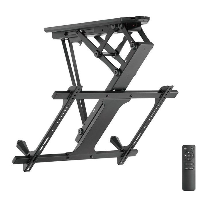Стойка за таван Stell SHO 8101, Моторизирана, VESA 600x400, 32"-70"