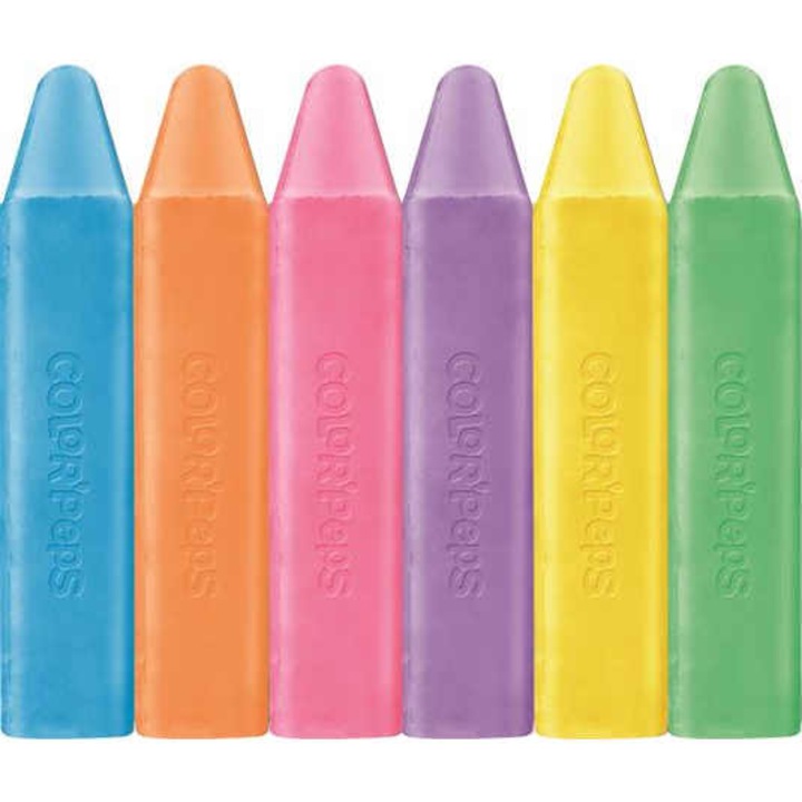 Maped Color`Peps aszfaltkréta, 6 különböző szín