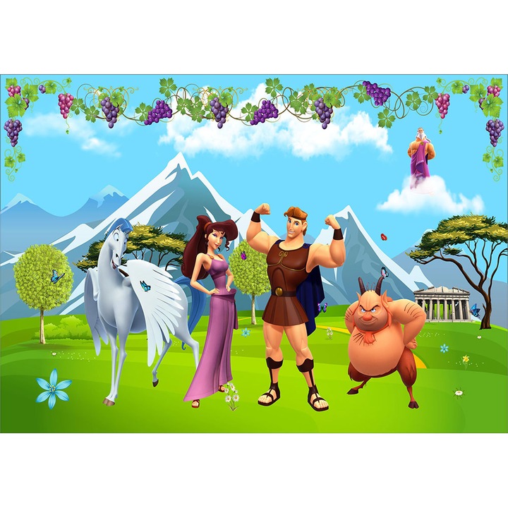 Fototapet copii Hercule Disney, premium, multicolor, 250 x 400 cm