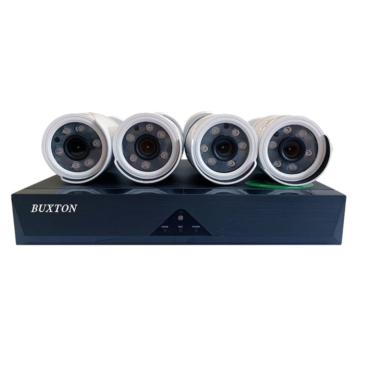 Buxton 4 kamerás kül-és beltéri vezetékes kamerarendszer