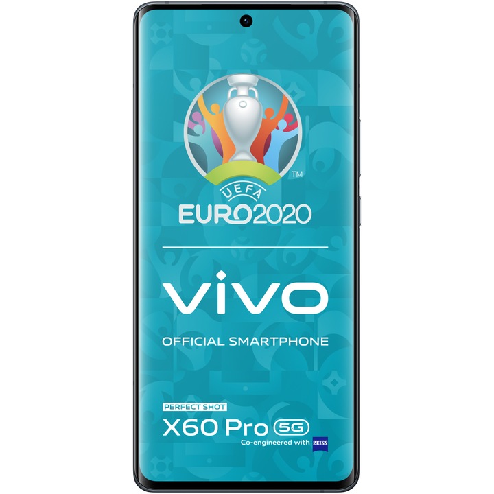 Смартфон Vivo X60 Pro, Dual SIM, 256GB, 12GB RAM, 5G, Midnight Black