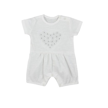 Salopeta de vara pentru fete Koala Marcelinka 08-572A, Alb 74 cm Salopeta de vara pentru fete Koala Marcelinka 08-572A, Alb 74 cm