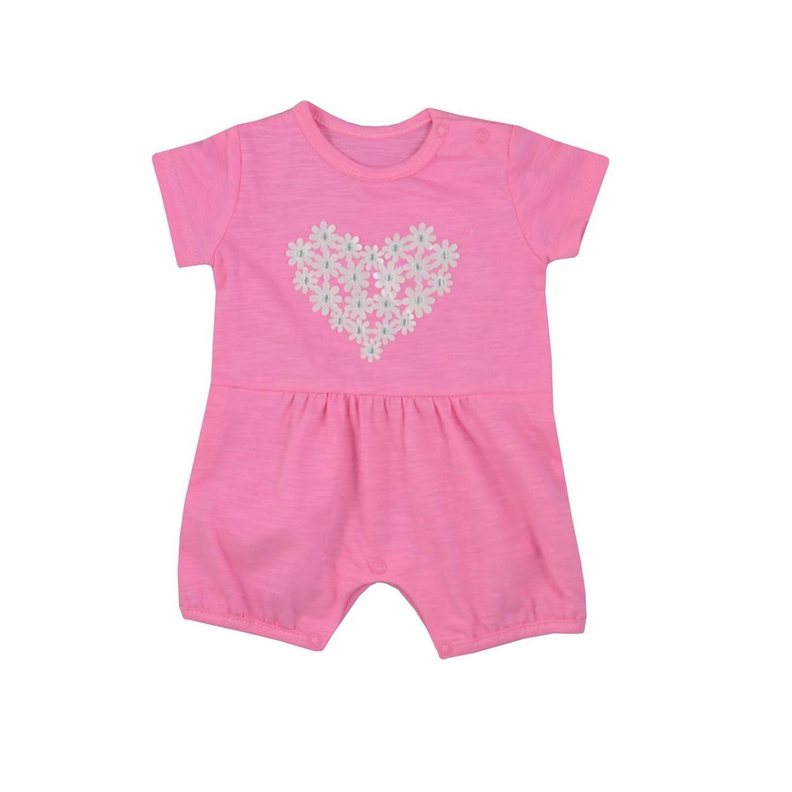 Salopeta de vara pentru fete Koala Marcelinka 08-572R, Roz 74 cm
