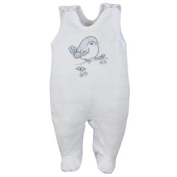 Salopeta fara maneci pentru copii Koala Sikorka 08-300A, Alb 62 cm Salopeta fara maneci pentru copii Koala Sikorka 08-300A, Alb 62 cm