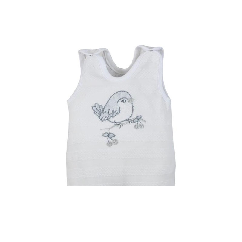 Salopeta fara maneci pentru copii Koala Sikorka 08-300A_56 cm, Alb 30692