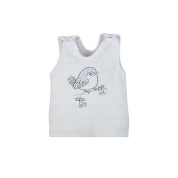 Salopeta fara maneci pentru copii Koala Sikorka 08-300A_56 cm, Alb 30692 Salopeta fara maneci pentru copii Koala Sikorka 08-300A_56 cm, Alb 30692