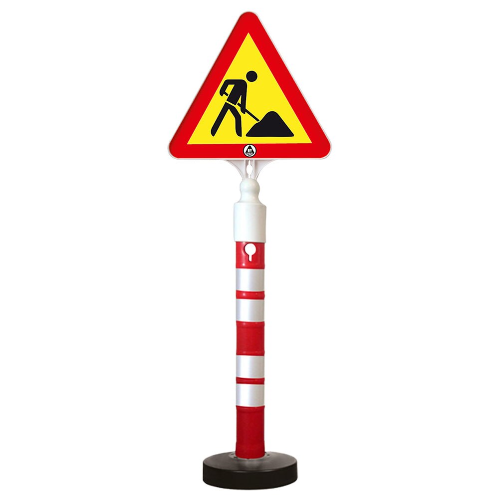 Kit indicator rutier mobil, Sigtra, stalp cu baza grea, indicator lucrari